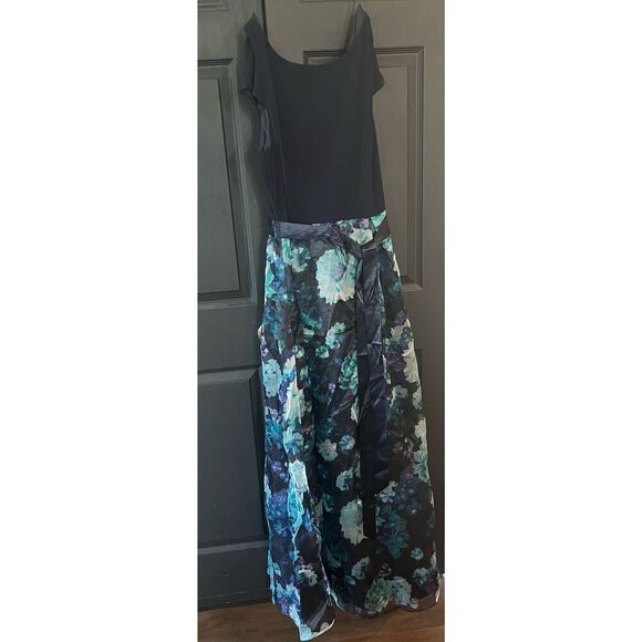 S.L. Fashions Women's Floral Print Skirt Dress 9141141 - Picture 3 of 9